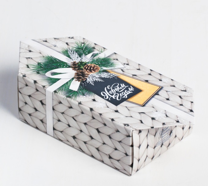 Коробка-конфета складная «Уютные мгновения», 9,3 × 14,6 × 5,3 см