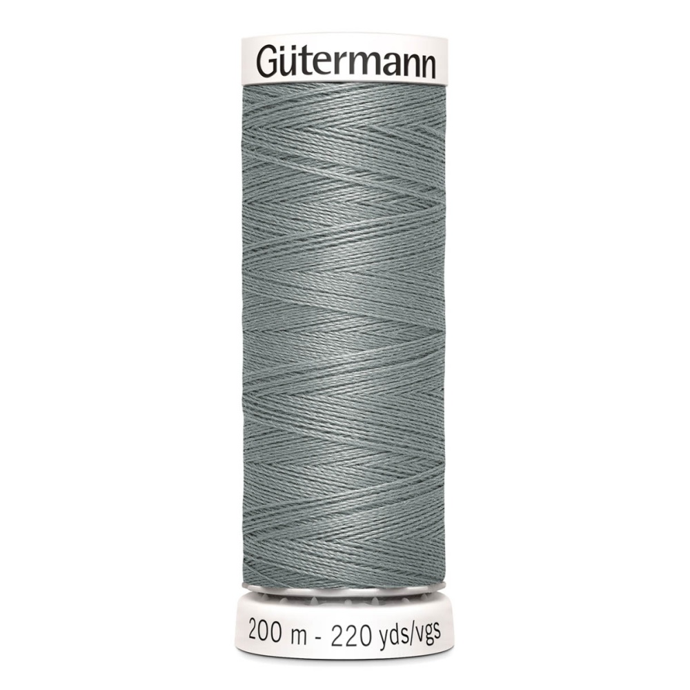Нить Sew-All 100/200 м для всех материалов, 100% полиэстер Gutermann (545, серый)
