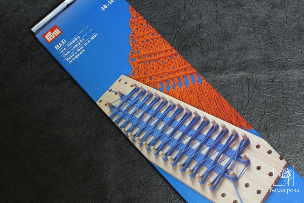 Основа для плетения на колышках Loom Maxi, прямоуг.(уп=1шт), 14*48см Prym