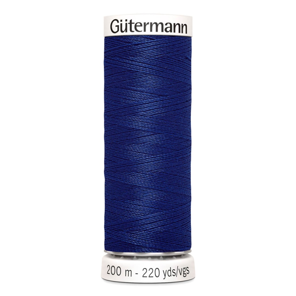 Нить Sew-All 100/200 м для всех материалов, 100% полиэстер Gutermann (232, т.синий)