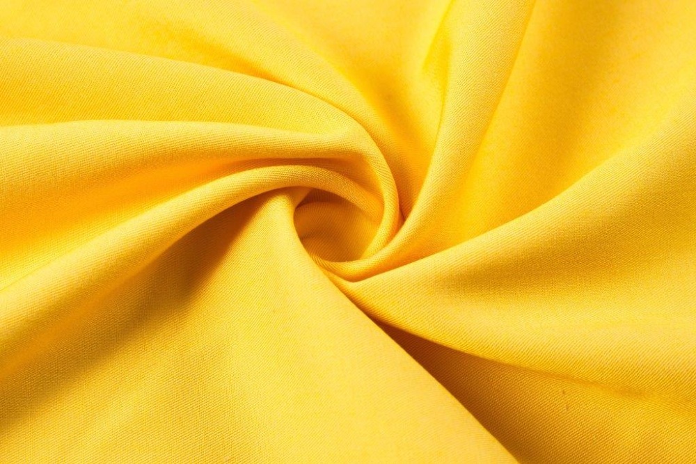 Джинса однотонная рубашечная 28306 (22, желтый)