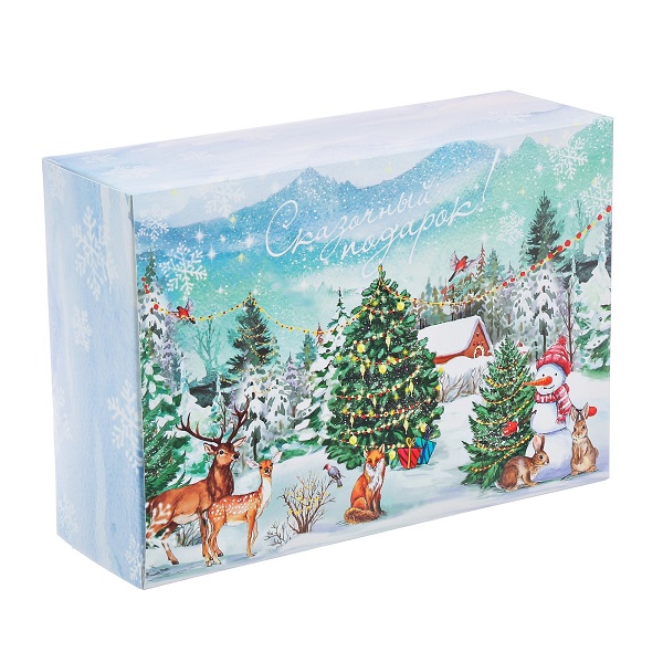 Коробка складная «Сказочный подарок!», 22 × 30 × 10 см
