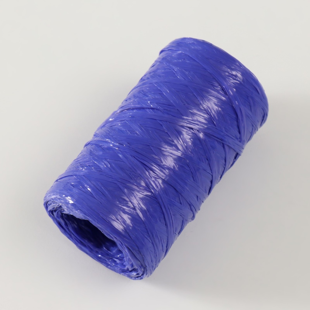 Пряжа "Для вязания мочалок" 100% полипропилен 300м/75±10 гр в форме цилиндра (чернила)