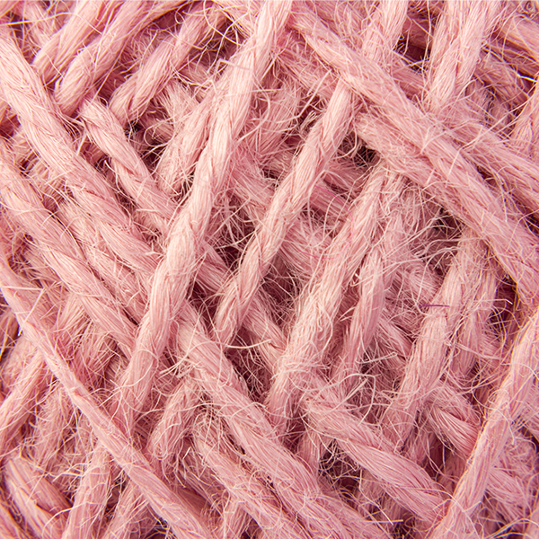 Пряжа для ручного вязания "Кавандоли" 100% Джут 100г/180м (23, пыльная роза)
