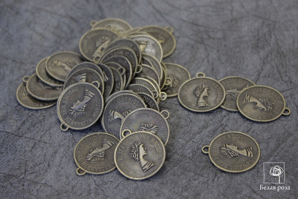 Монетки "Медальон" большие (уп=10шт)   