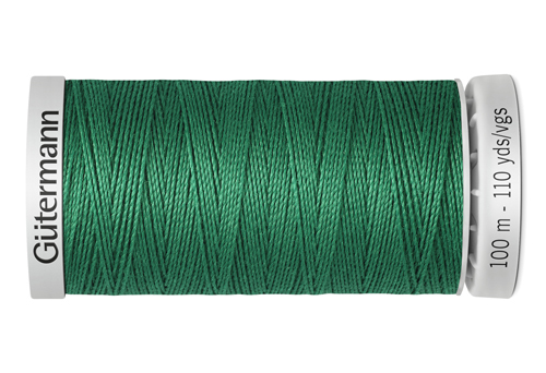 Нить Extra Strong M782 40/100 м суперкрепкая, 100% полиэстер Gutermann (402, зеленый)