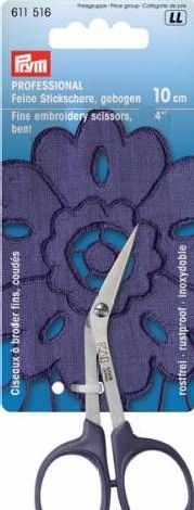 Ножницы для вышивки тонкие изогнутые 10см Prym
