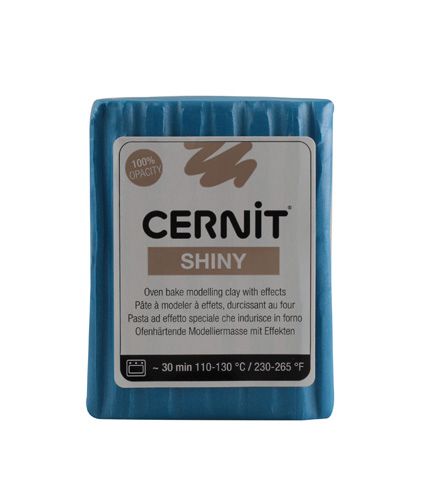 Пластика Cernit SHINY блестящий 56гр (200, голубой)