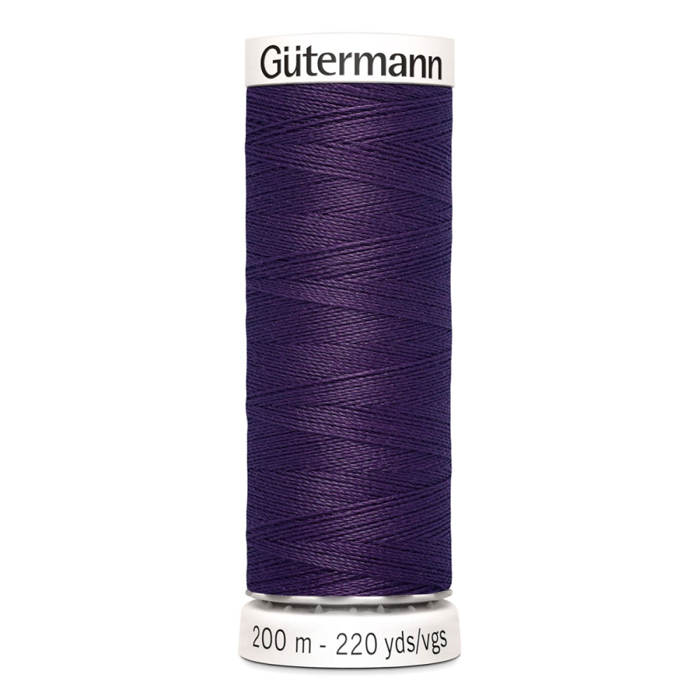 Нить Sew-All 100/200 м для всех материалов, 100% полиэстер Gutermann (257, т.фиолетовый)
