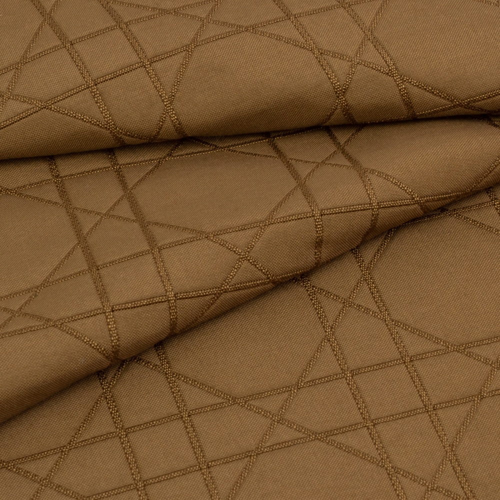 Ткань курточная стежка 43943 (5, коричневый)
