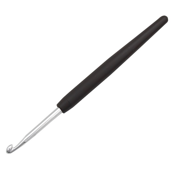 Крючок SOFT вязальный с мягкой ручкой, алюминий 4,5 * 14 Prym