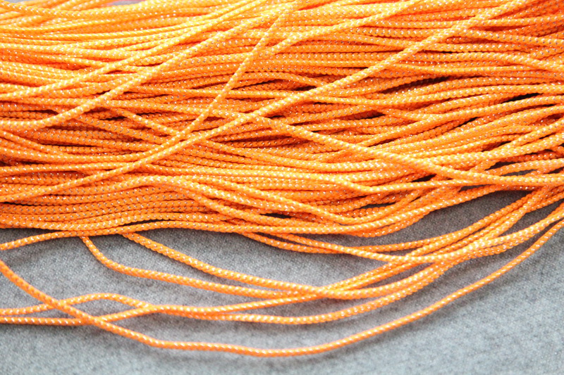 Сутаж цветной с люрексом  (6, оранжевый)