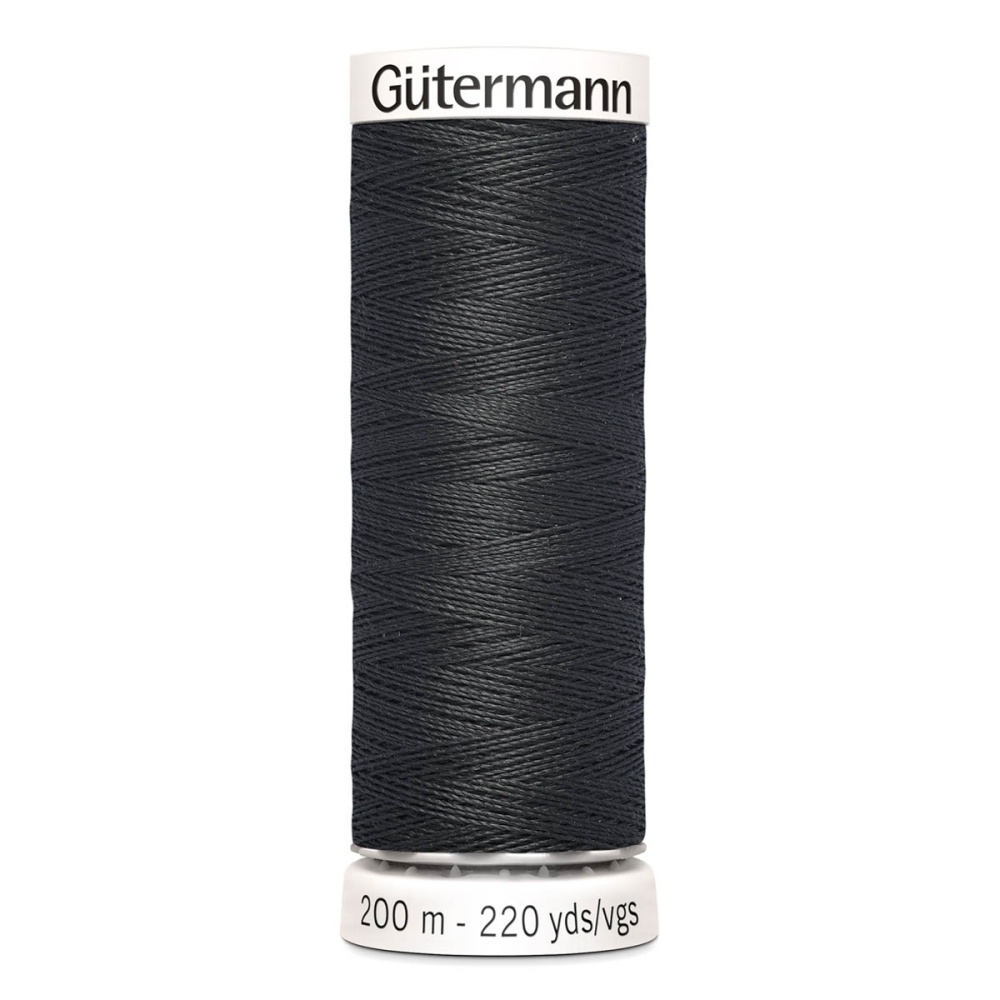 Нить Sew-All 100/200 м для всех материалов, 100% полиэстер Gutermann (190, т.серый)