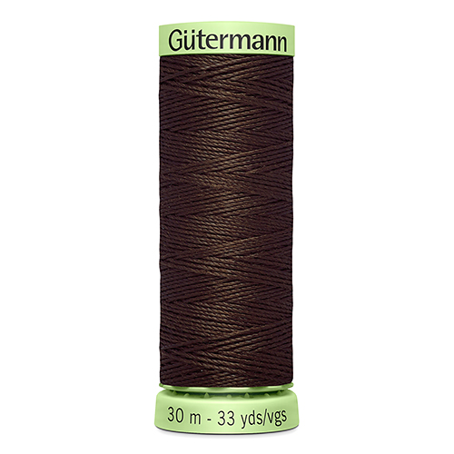 Нить Top Stitch 30/30 м для декоративной отстрочки, 100% полиэстер Gutermann (694, коричневый)