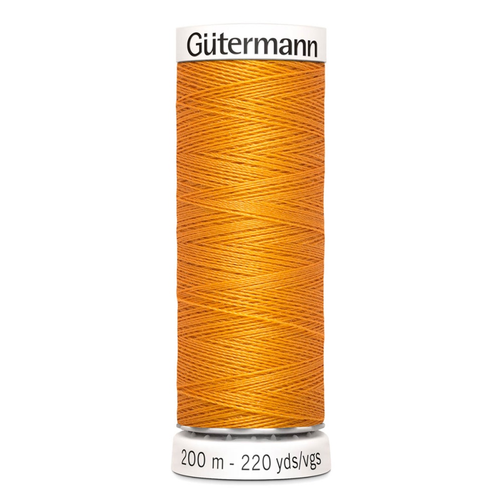 Нить Sew-All 100/200 м для всех материалов, 100% полиэстер Gutermann (188, оранжевый)
