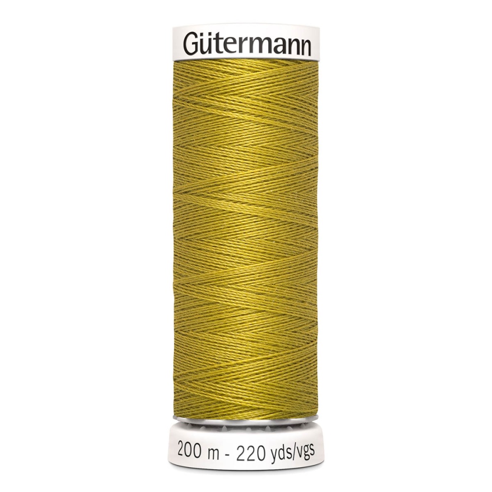 Нить Sew-All 100/200 м для всех материалов, 100% полиэстер Gutermann (286, золотой песок)