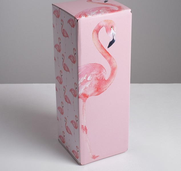 Коробка складная «Фламинго», 12 х 33,6 х 12 см