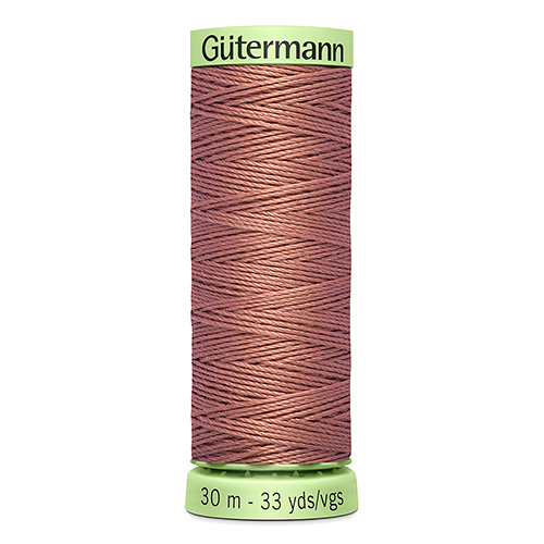 Нить Top Stitch 30/30 м для декоративной отстрочки, 100% полиэстер Gutermann (245, св.коричневый)