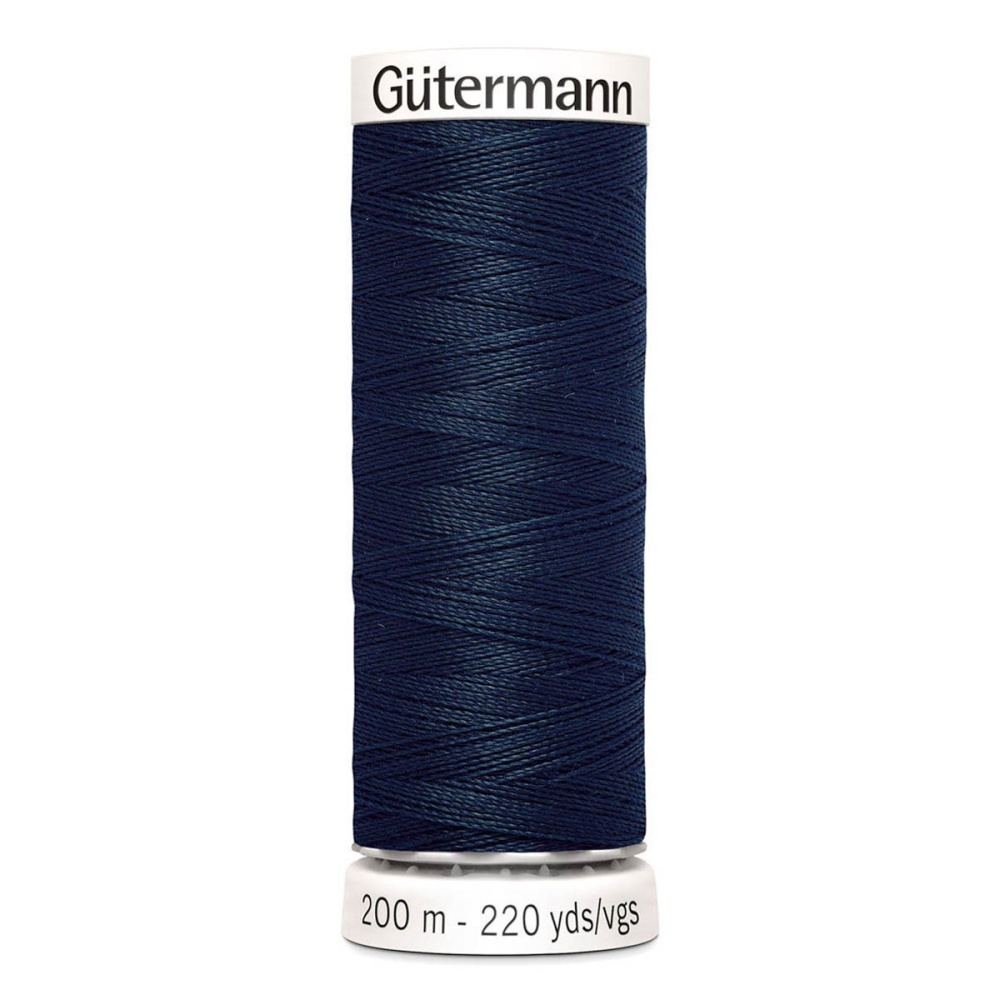 Нить Sew-All 100/200 м для всех материалов, 100% полиэстер Gutermann (487, серо-фиолетовый)