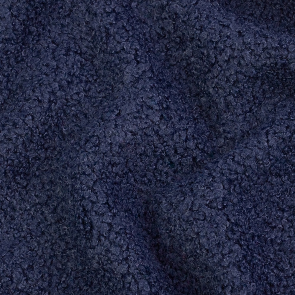 Мех однотонный барашек 43935 (2, т.синий)