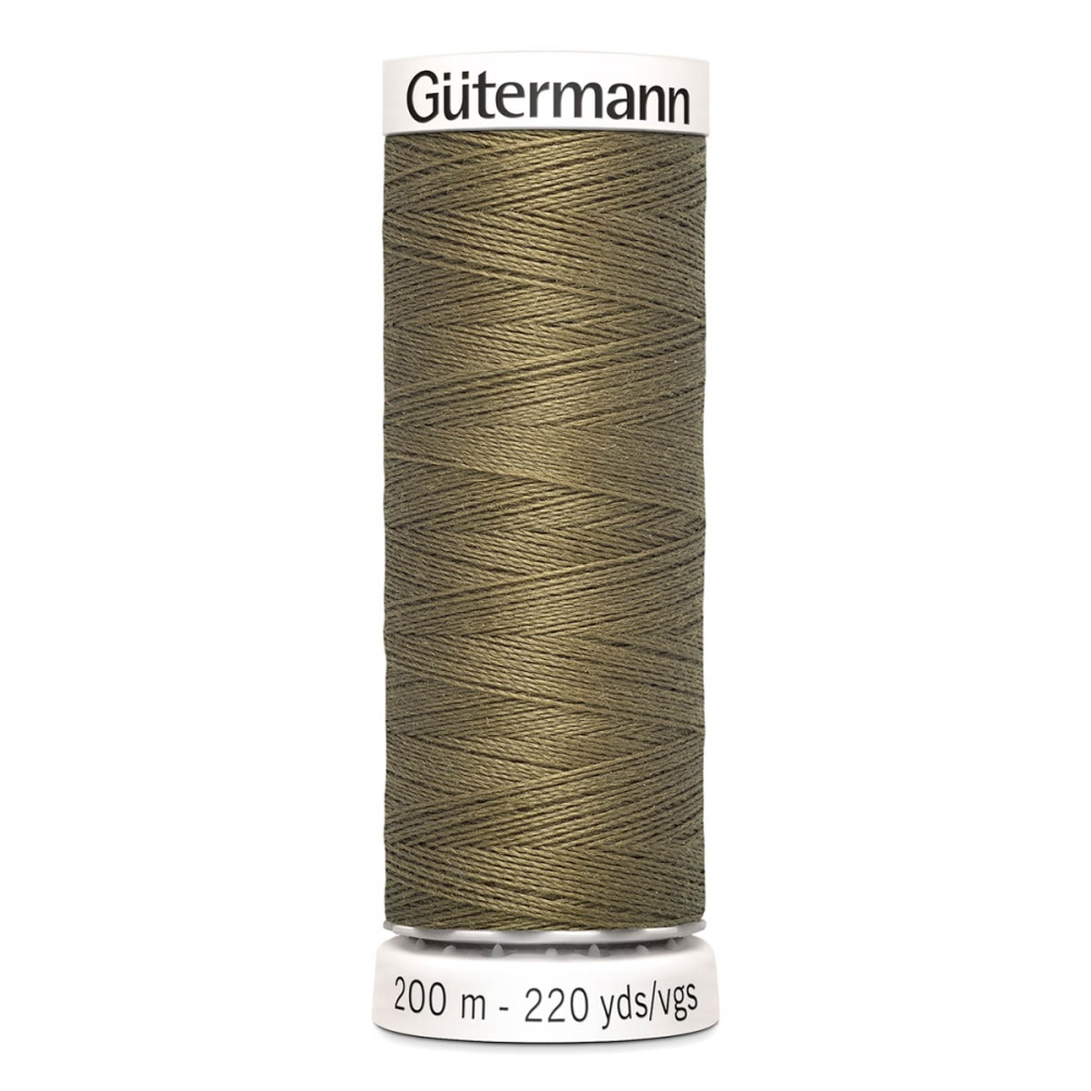 Нить Sew-All 100/200 м для всех материалов, 100% полиэстер Gutermann (528, коричневый)