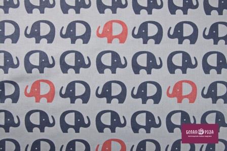 Хлопок 36550 (5, слоны)
