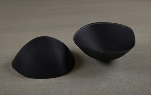 Чашечки круглые (1 пара)  (8, черный)