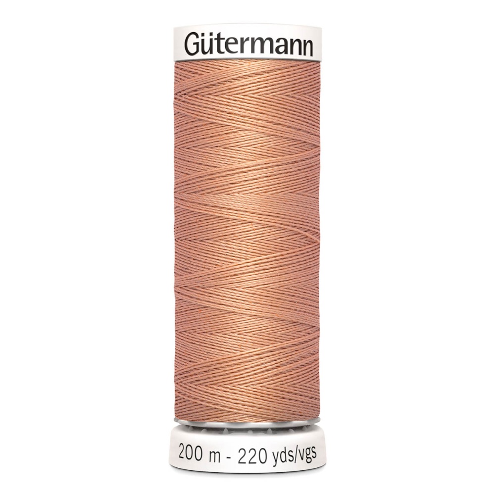 Нить Sew-All 100/200 м для всех материалов, 100% полиэстер Gutermann (938, гр.розовый)