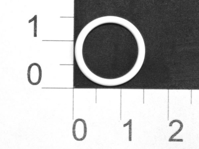 Кольцо для бретелек металл 1 часть 12мм 2пары (белый)