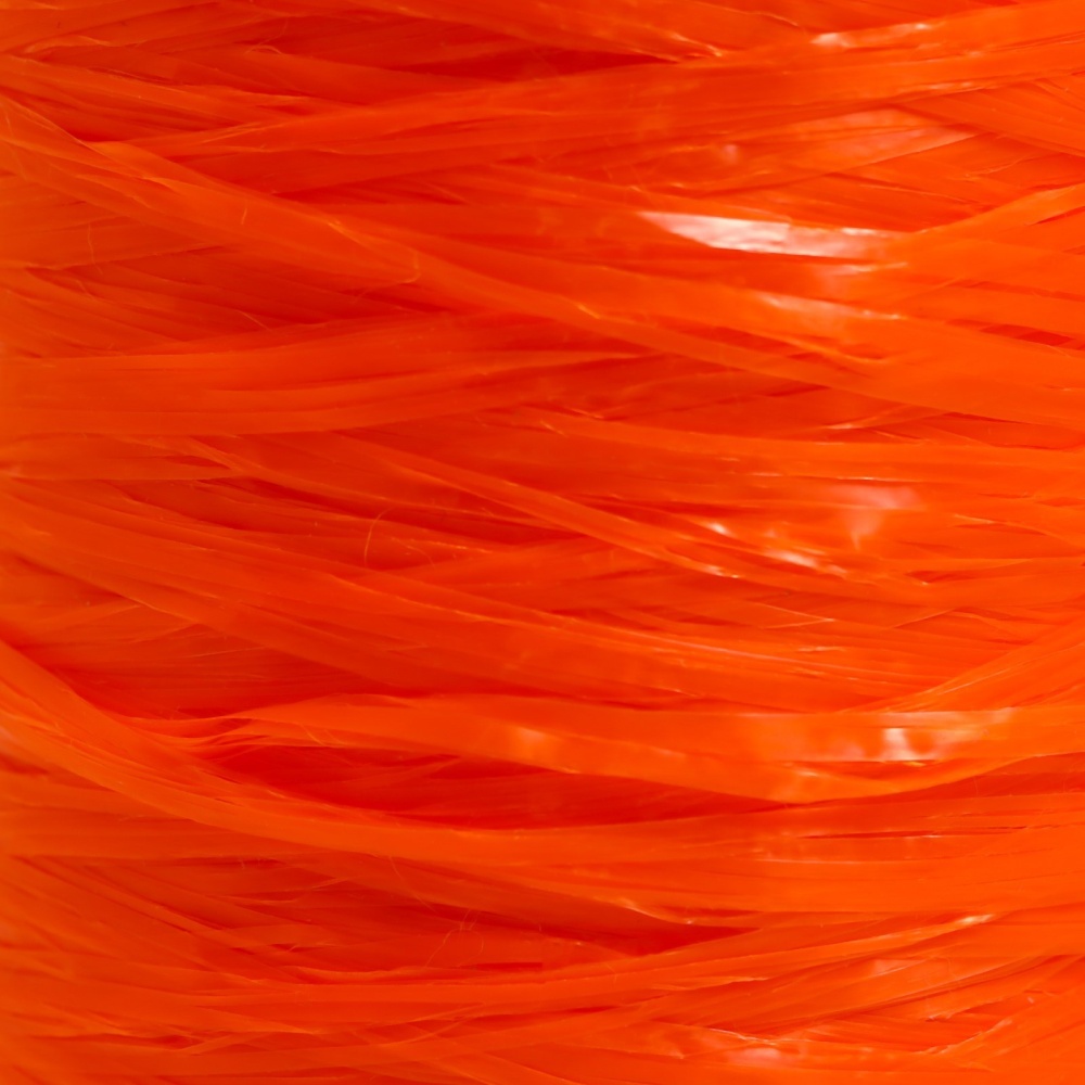 Пряжа "Для вязания мочалок" 100% полипропилен 300м/75±10 гр в форме цилиндра (лиса)