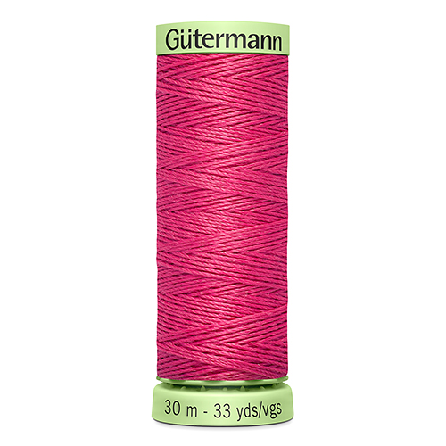 Нить Top Stitch 30/30 м для декоративной отстрочки, 100% полиэстер Gutermann (890, т.розовый)