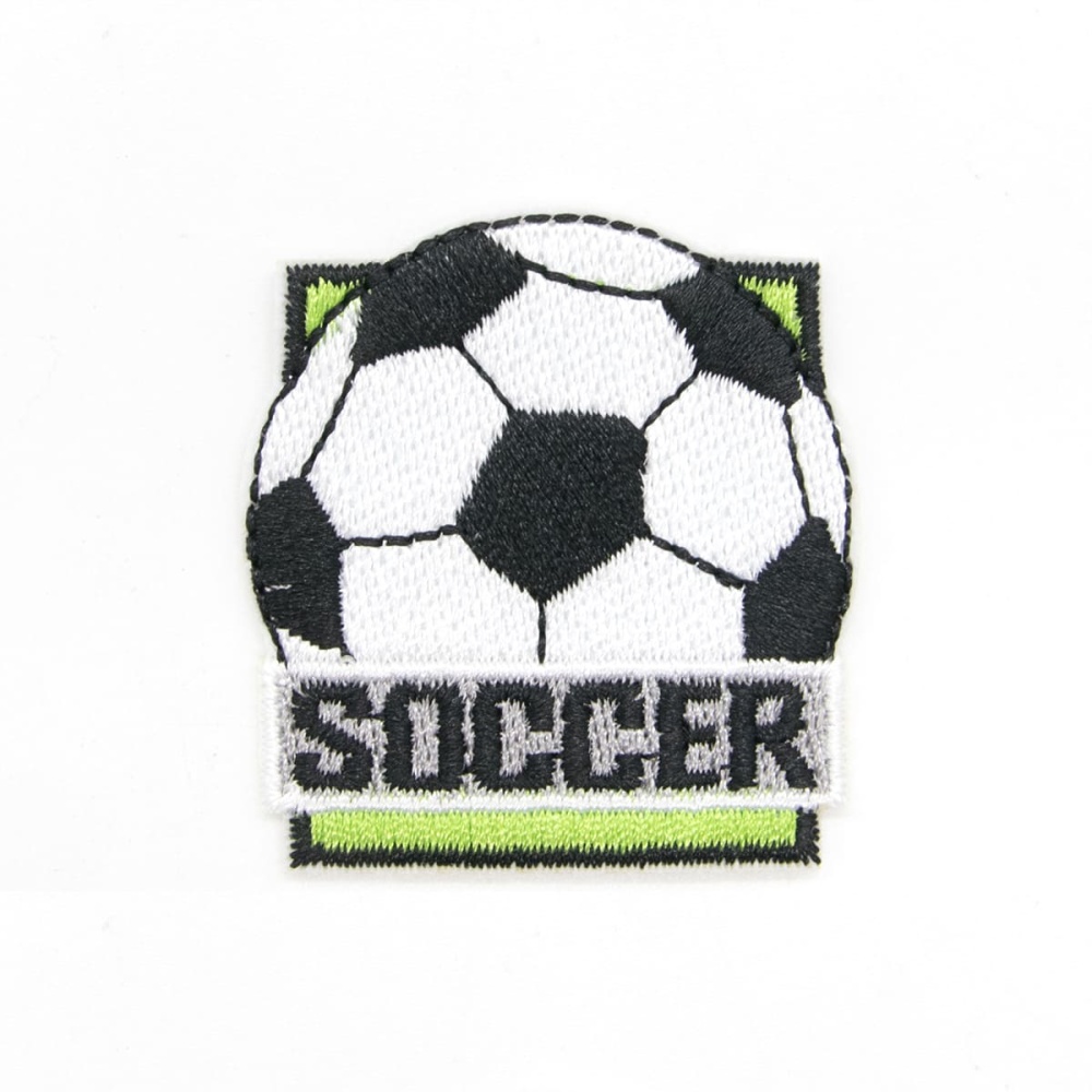 Термоаппликация 'Футбольный мяч 'Soccer', 4.3*4.5см, Hobby&Pro