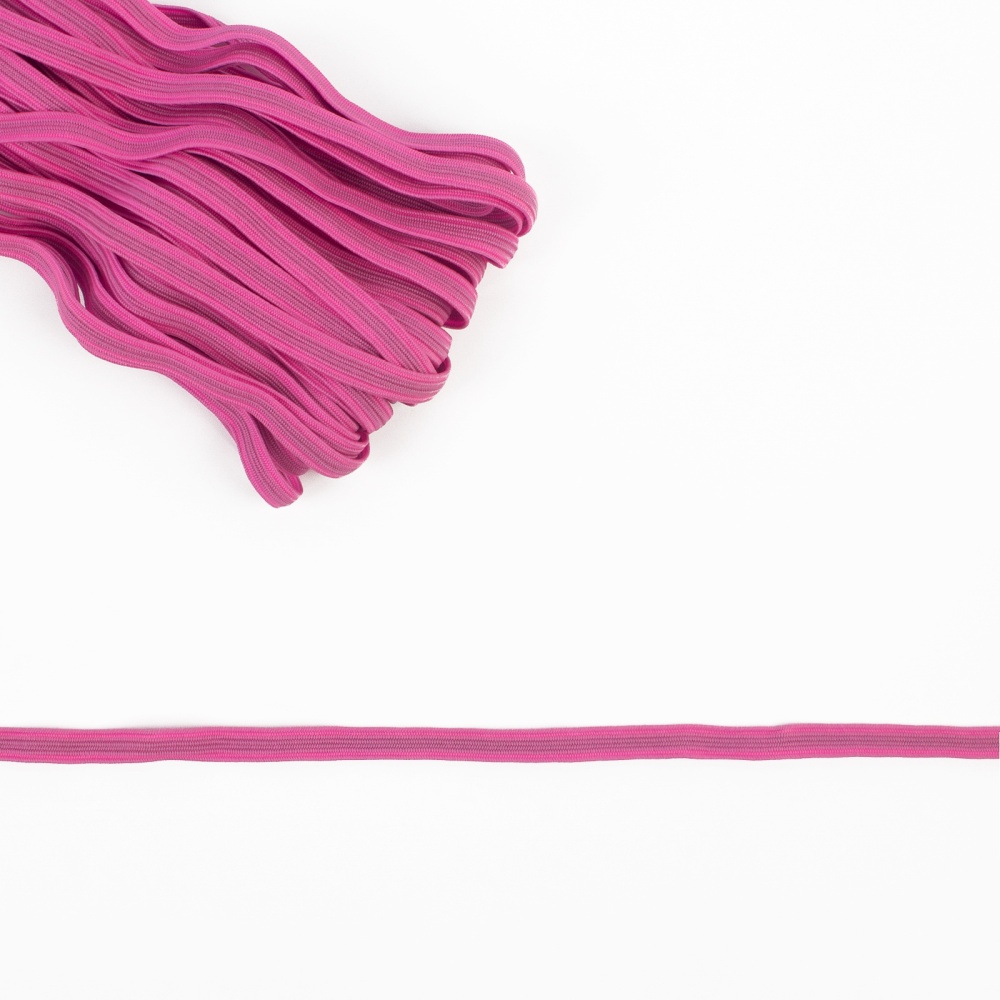 Резина шнуровая 0,7см (уп=10 м±1м)  (11, розовый)