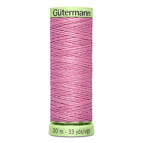 Нить Top Stitch 30/30 м для декоративной отстрочки, 100% полиэстер Gutermann (663, розовый)