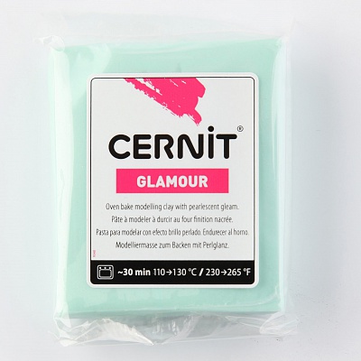 Пластика Cernit Glamour перламутровый 56-62гр (611, св.зеленый)