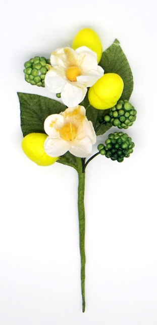 Декоративный букетик "Рукоделие" Лимонный