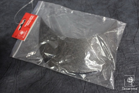 Козырек из микропористого пластика КВ 65 х180 х 50 мм (1,2 мм) формованный, черный 