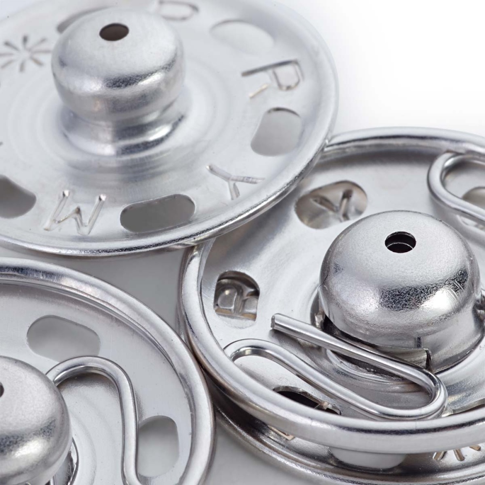 Кнопки пришивные (латунь) серебро 15 мм Prym  