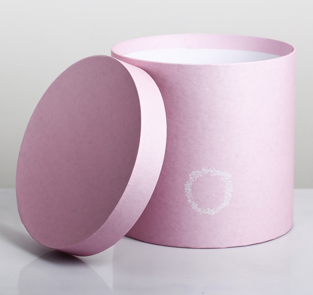 Коробка круглая «Фламинго», 20 × 20 х 20 см