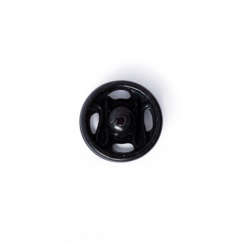 Пришивные кнопки (латунь) черный цв 7 мм Prym