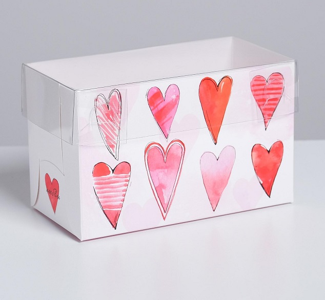 Коробка складная «Любви», 16 × 8 × 10 см