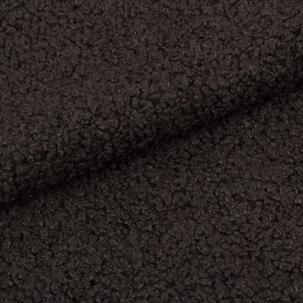 Мех однотонный барашек 43935 (1, черный)