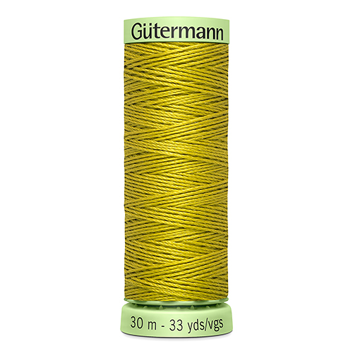Нить Top Stitch 30/30 м для декоративной отстрочки, 100% полиэстер Gutermann (286, оливковый)