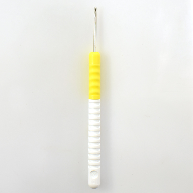 Крючок вязальный Addi с пластиковой ручкой, №2,5, 15 см 