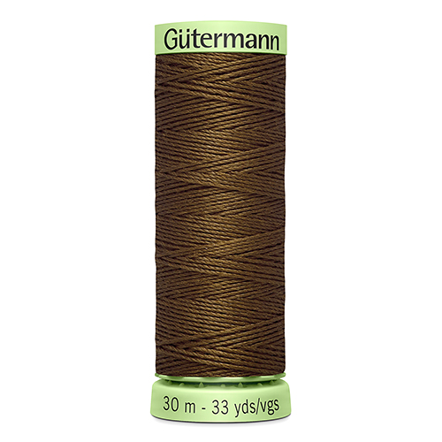 Нить Top Stitch 30/30 м для декоративной отстрочки, 100% полиэстер Gutermann (289, коричневый)