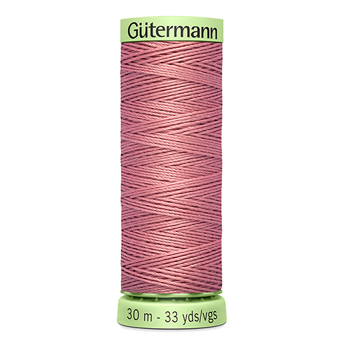 Нить Top Stitch 30/30 м для декоративной отстрочки, 100% полиэстер Gutermann (473, гр.розовый)