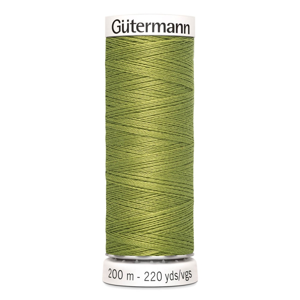 Нить Sew-All 100/200 м для всех материалов, 100% полиэстер Gutermann (582, оливковый)