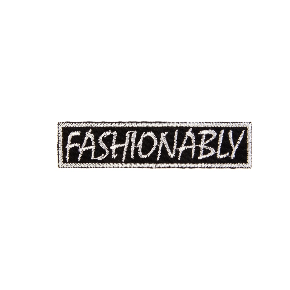 Термоаппликация Fashionably  (2, черный-белый)