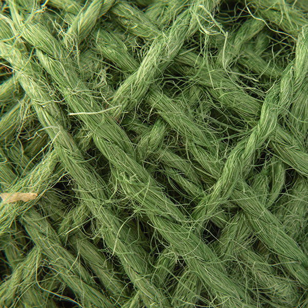Пряжа для ручного вязания "Кавандоли" 100% Джут 100г/180м (434, зеленый)