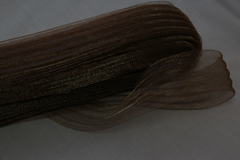 Кринолин сетка 3см  (5, т. коричневый)